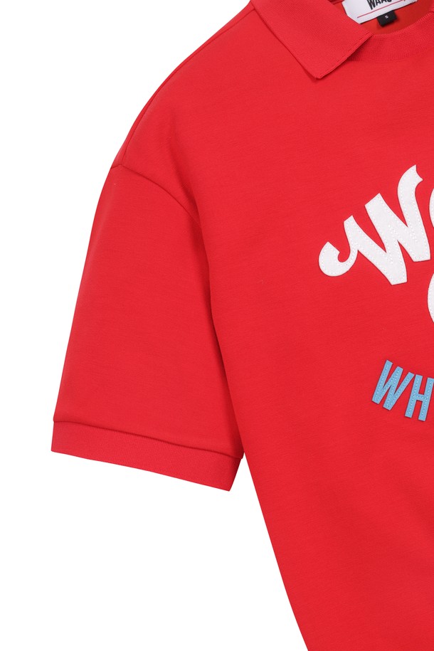 WAAC - 반팔 상의 - Women WAAC Logo Loose Fit Sweatshirts