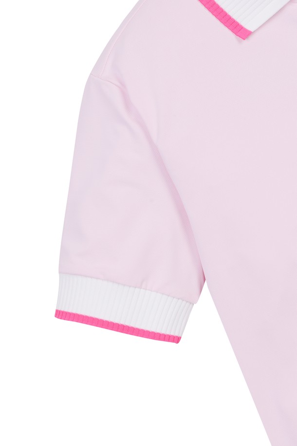 WAAC - 반팔 상의 - Athletic Women Rib Collar Polo