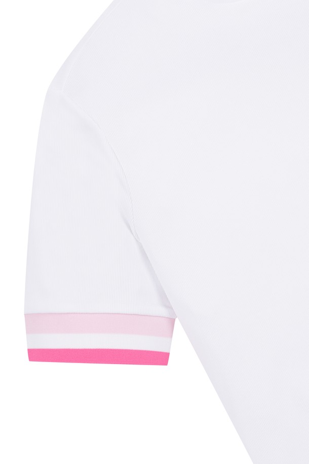 WAAC - 반팔 상의 - Athletic Women Stretch Rib Mock Top