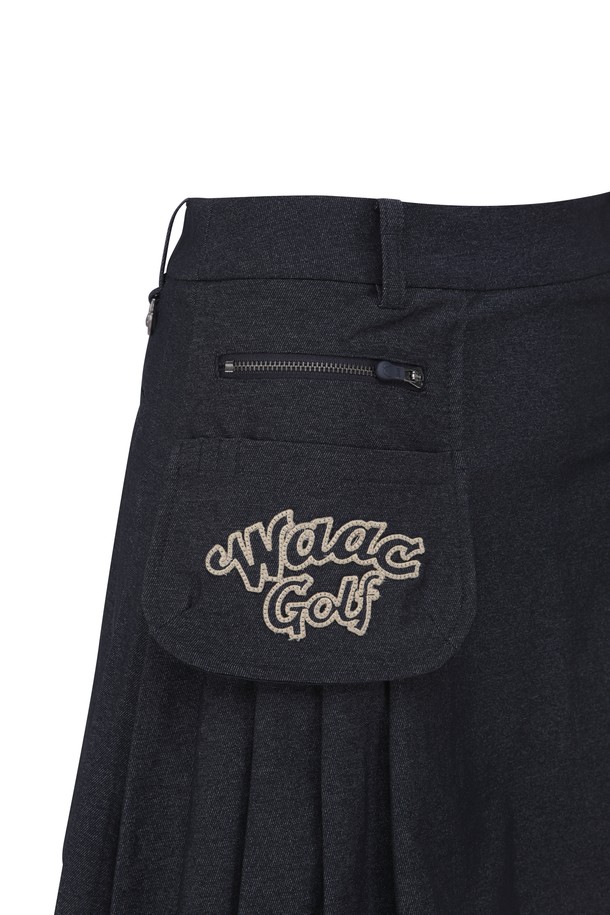 WAAC - 스커트 - Women Denim-like Pleats Skort