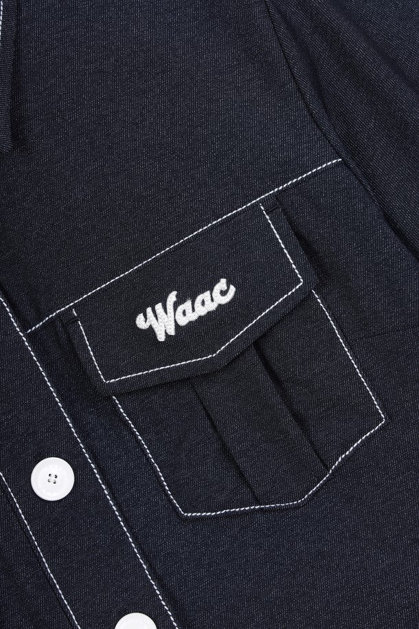 WAAC - 원피스 - Women Denim Print Jersey Dress