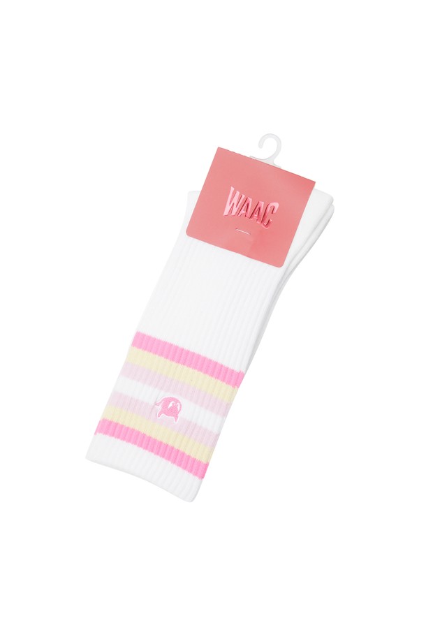 WAAC - 양말 - Women Color Stripe Socks