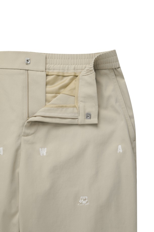 WAAC - 롱팬츠 - Men Patterned Embroidery Pants