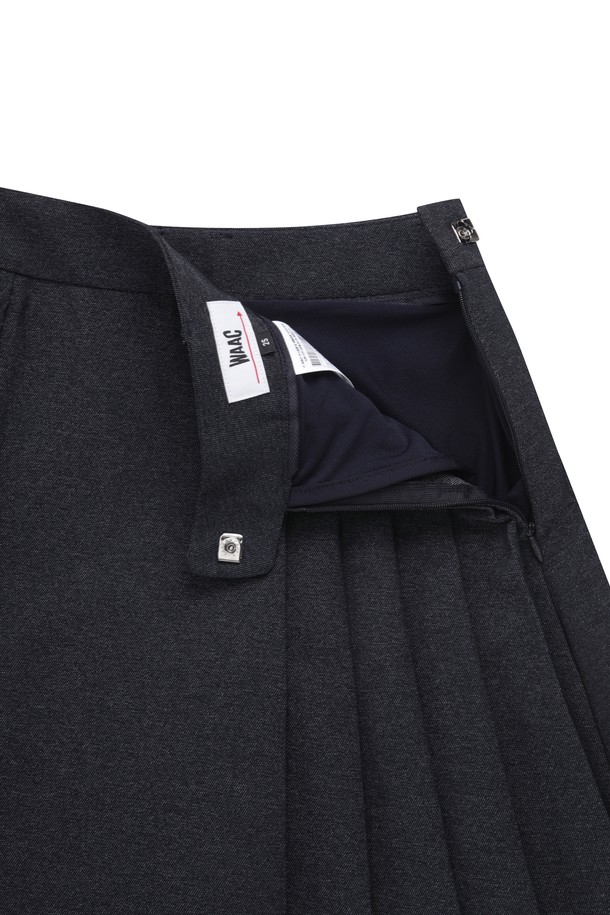 WAAC - 스커트 - Women Denim-like Pleats Skort