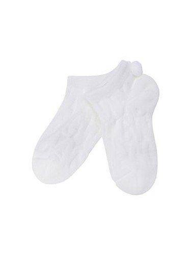 Women PomPom Short Socks-a