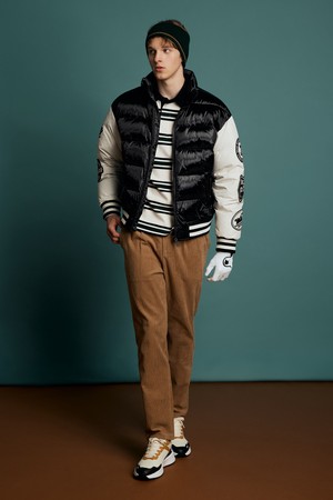 Men Corduroy One Tuck Pants