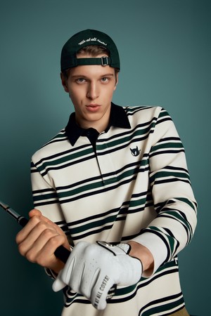 Men WAACKY Stripe Patterned Polo