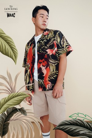 LIONKING X WA Men SAFARI SHIRTS