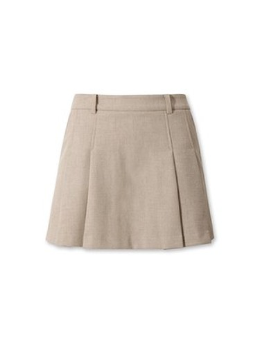 Women Winter pleats skirt-a