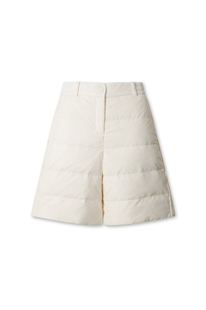 Women Niblick down half pants_IVORY-a