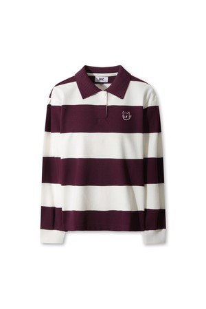 Women Knit Rib Rugby Shirts