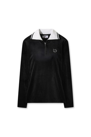 Women Ribbed Minky Fleece Pullover