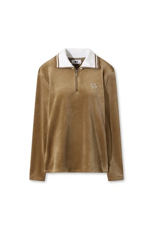 Women Ribbed Minky Fleece Pullover