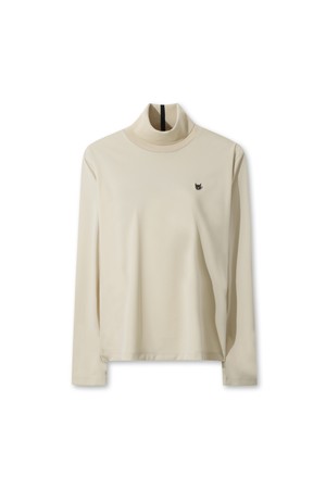 Women Windproof Mid-Layer Highneck Top