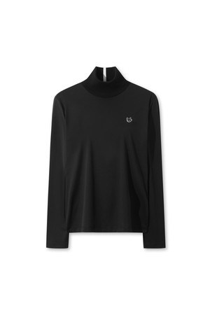 Women Windproof Mid-Layer Highneck Top