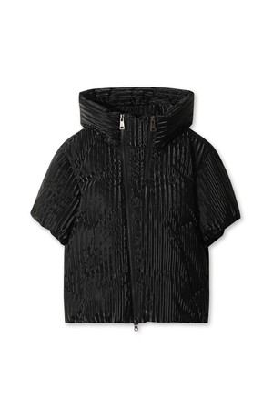 Women Metalic vest_BLACK-a