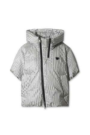 Women Metalic vest_SILVER-a