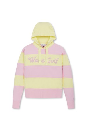 Women Bold Stripe Knit Hoodie