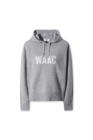 Women Cashmere Silky Knit Hoodie_GREY-a