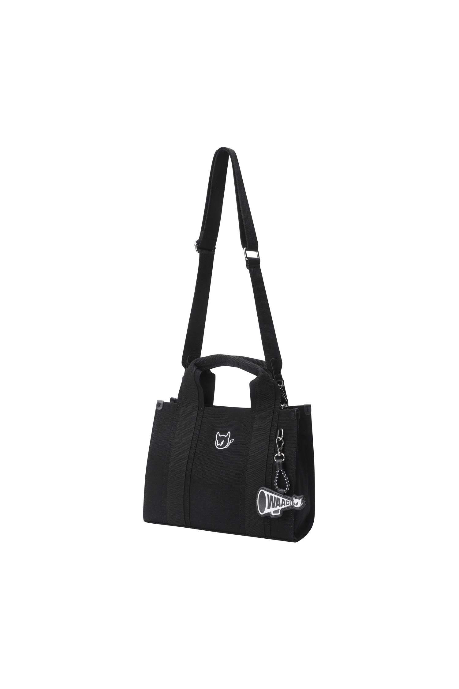 [WAAC] Women Logo Tote Bag BK / 税込み WAAC] 여성 베이직 토트백