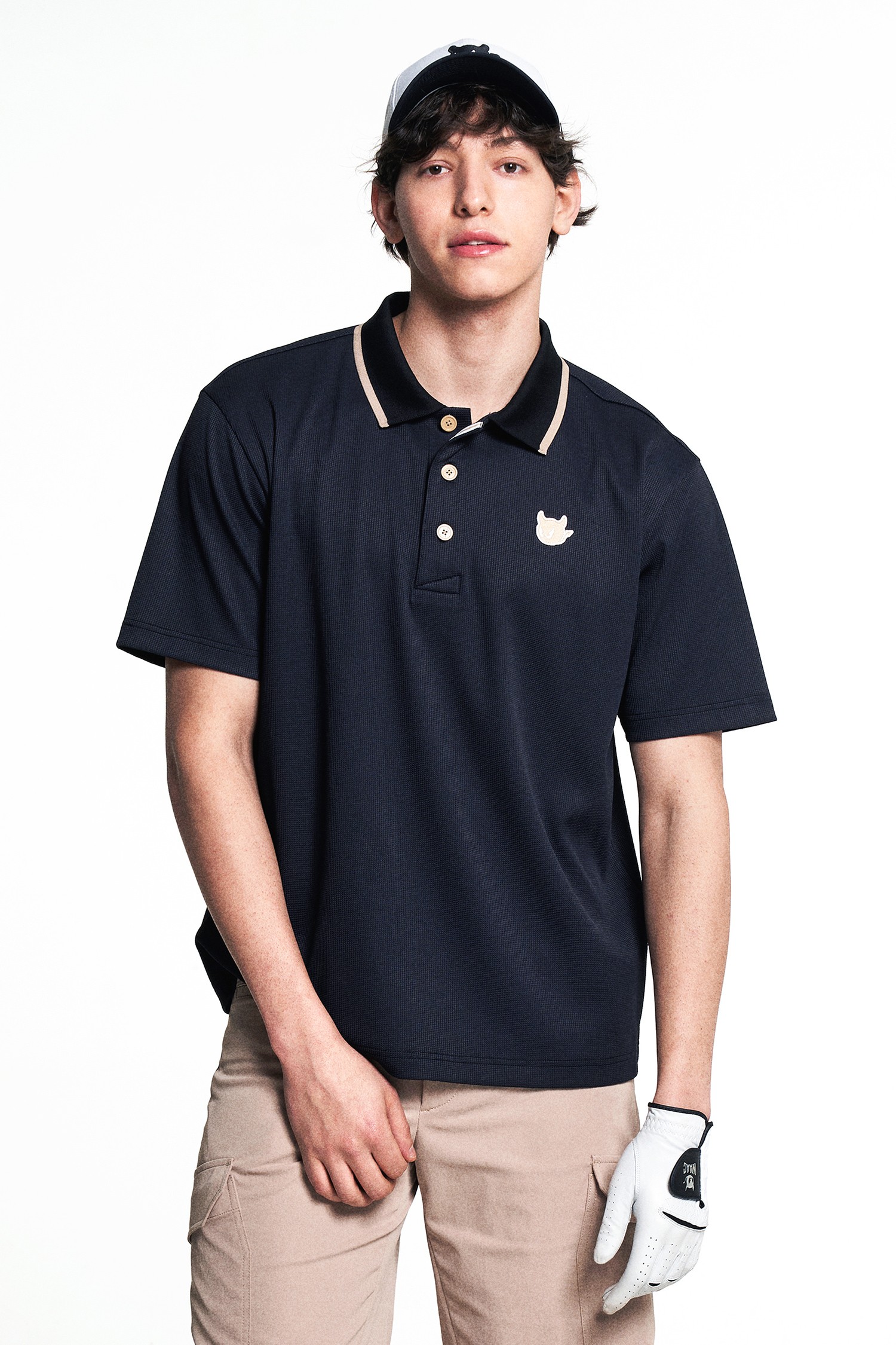 Men Color Point Pique Rib Polo_WAAC - 코오롱몰