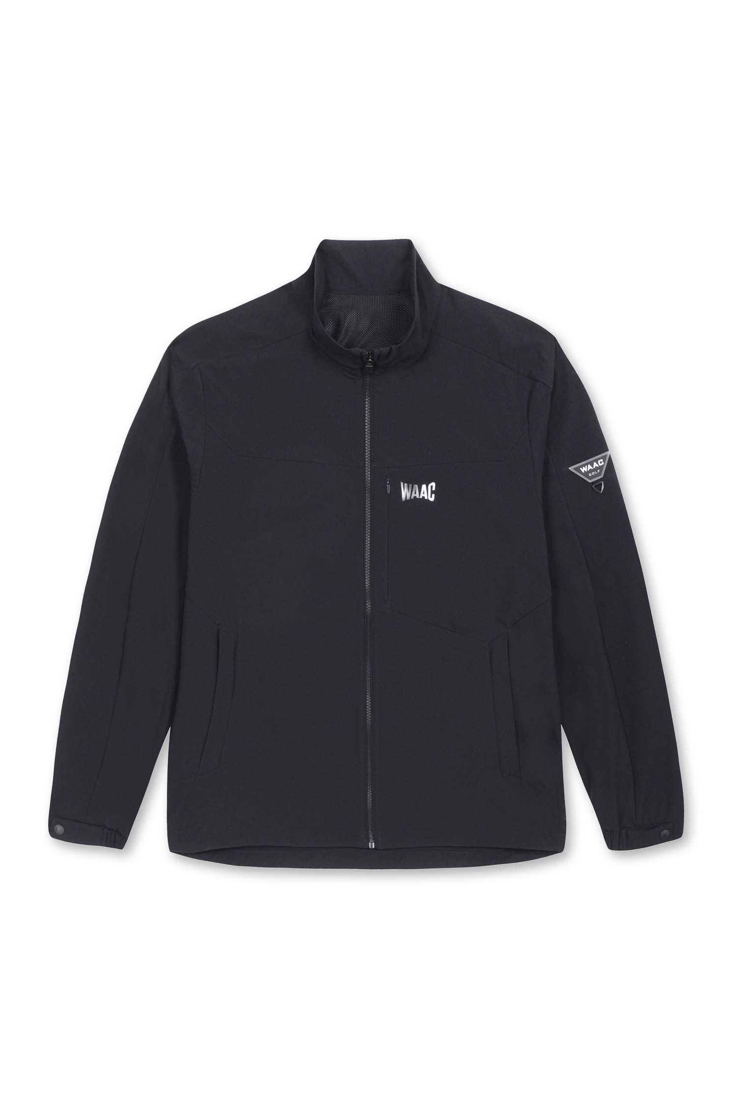 ジャケット・アウター Weac weacoat black2 WAAC] Men Full Zip Wind Jacket