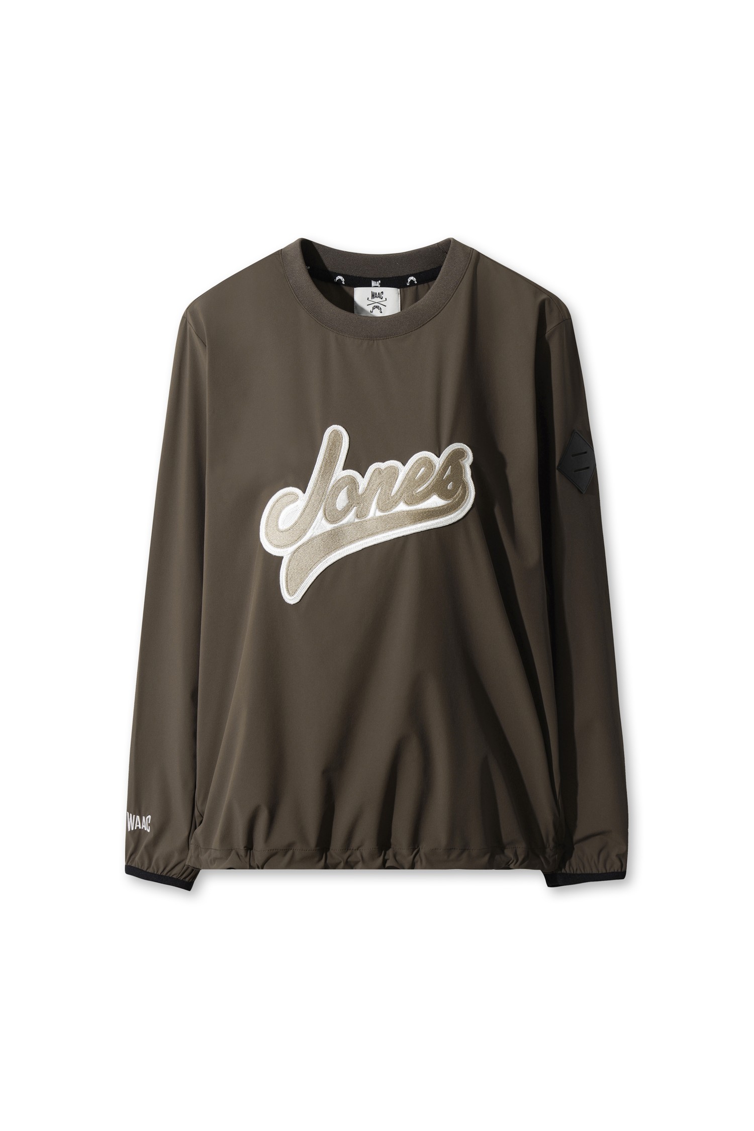 【WAAC】[WAAC X JONES] Women's Curved Logo Mesh Pullover WAAC] Women's Curved Logo Mesh Pullover