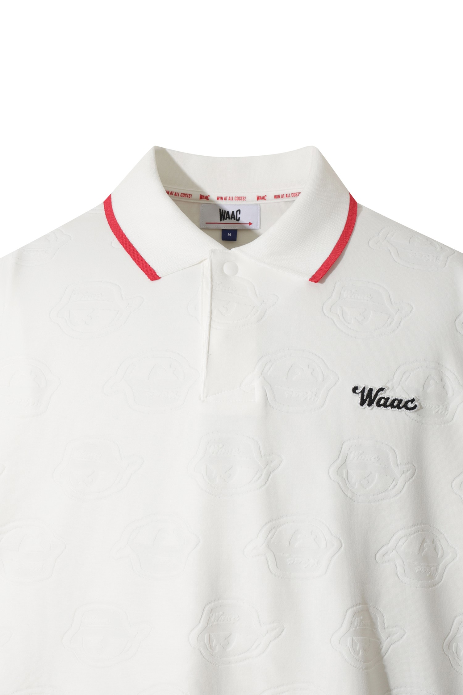 WAAC MENS GLADIATOR WAACKYポロ ホワイト WAAC MENS GLADIATOR WAACKYポロ ホワイト POLOS – WAAC GOLF