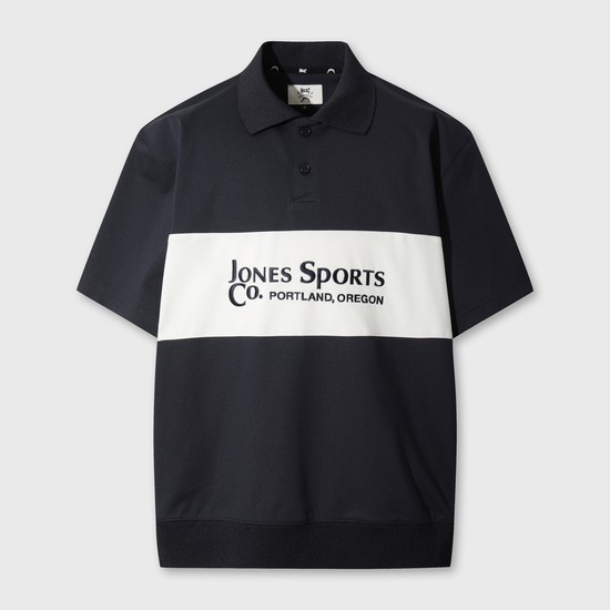 [WAAC X JONES] Men’s Color-Blocked Polo Sweatshirt