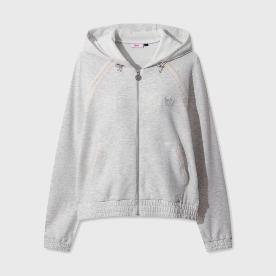 Women Jersey Hooded Jacket