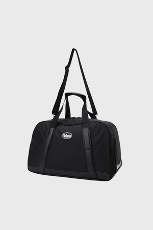 Curved Slide Boston Bag_BLACK-a