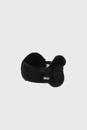 Women Knit Ear Warmer_BLACK-a
