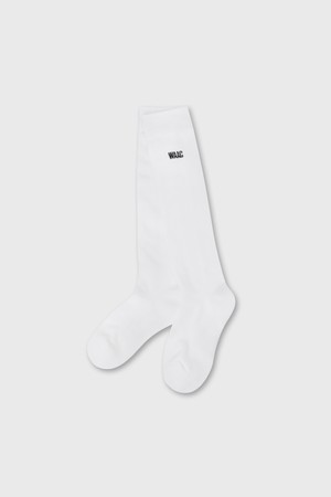 Women Essential Knee Socks_WHITE-a