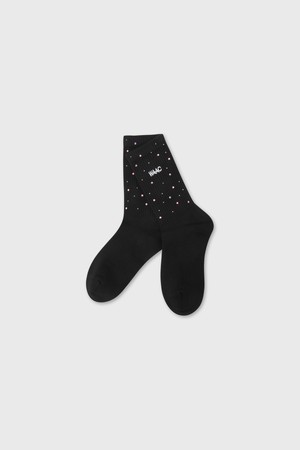 Women Crystal Socks_BLACK-a