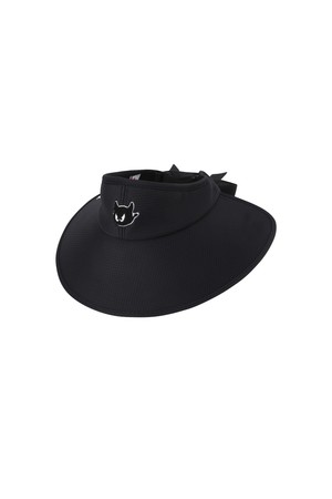 Women Ribbon Wide Visor