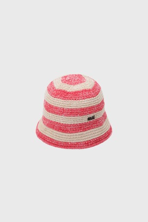 Women Summer Knit Hat_RED-a