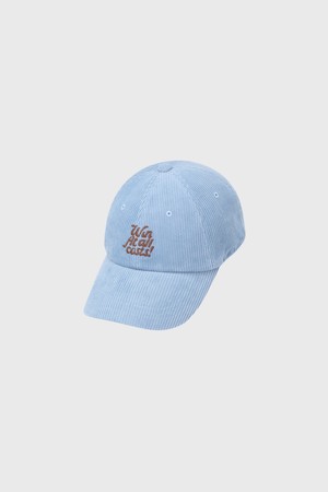 Women Corduroy Cap_BLUE-a