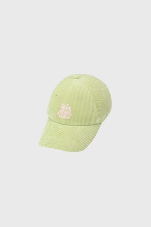 Women Corduroy Cap_GREEN-a