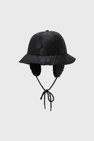 Women Ear Warmer padding Bucket Hat_BLACK-a