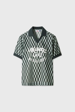 Athletic Optic Block Over Fit Polo