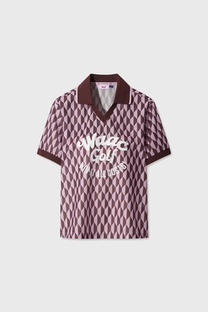 Athletic Optic Block Over Fit Polo