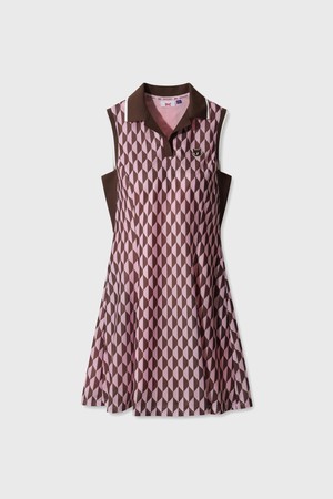 Athletic Optic Block Sleeveless Dress