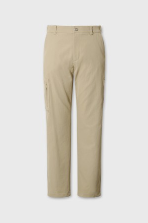 Men Cargo Tapered Fit Pants_BEIGE-a