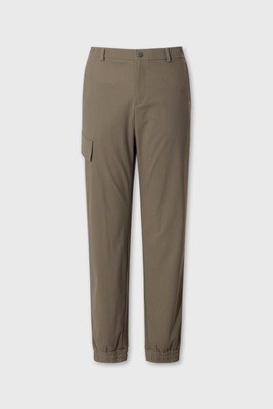 Men Tricot Cargo Jogger Pants_BEIGE-a