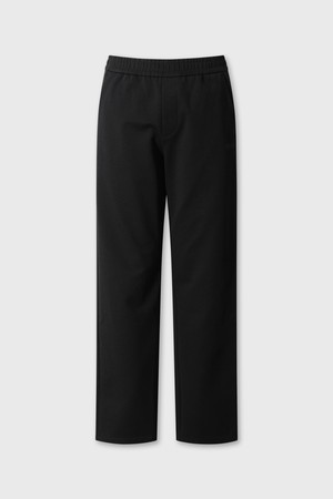 Men Tapered Fit Sweat Pants(Set-up)_BLACK-a