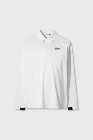 Men WAAC Logo Basic Polo_WHITE-a