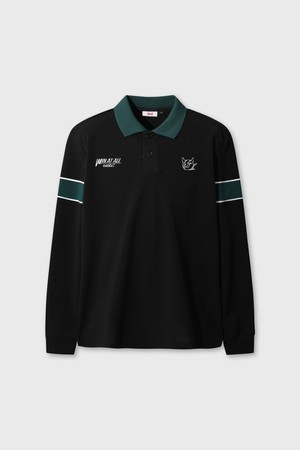 Men WAACKY Point Pique Polo_BLACK-a