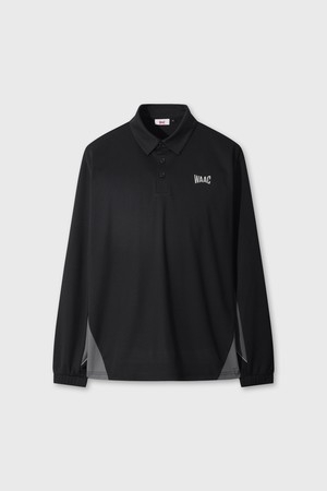 [WAAC X PLAYER'S EDITION] Men PLAYER'S EDITION Hybrid Pullover_BLACK-a