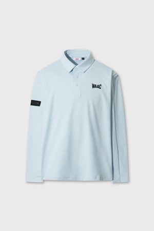 Men WAACK Signature Fleece Polo_BLUE-a