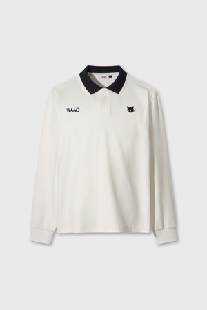 Men WAACKY Ribbed Collar Polo